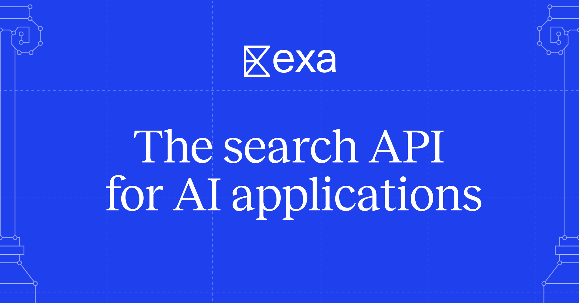 Exa — AI 앱을 위한 웹 검색 인프라