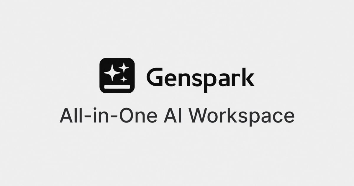 Genspark AI Workspace — 올인원 AI 워크스페이스