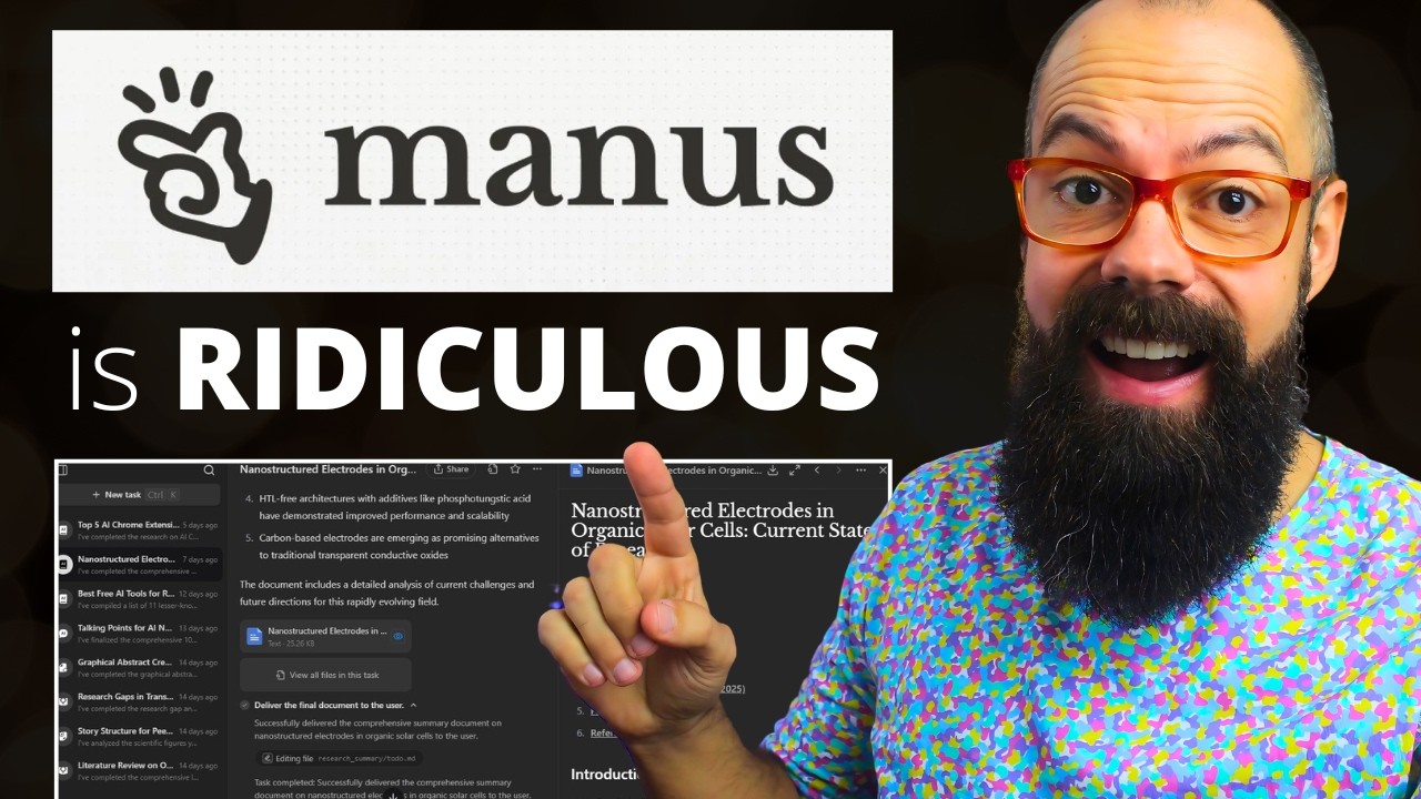 Manus AI 딥 리서치 — 연구자를 위한 가장 강력한 AI 도구