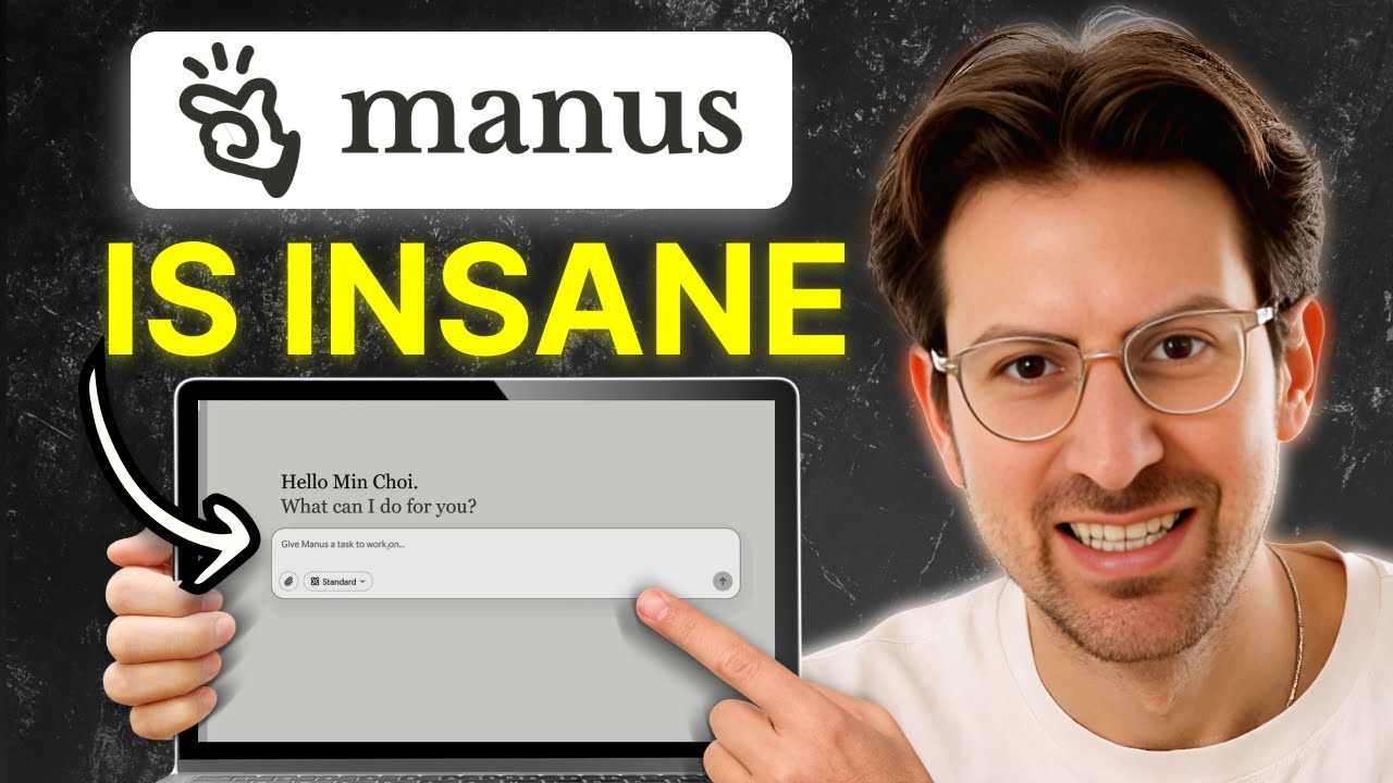 Manus AI 웹사이트 생성 풀 데모 — AI 기술 스택 교체 가능한가