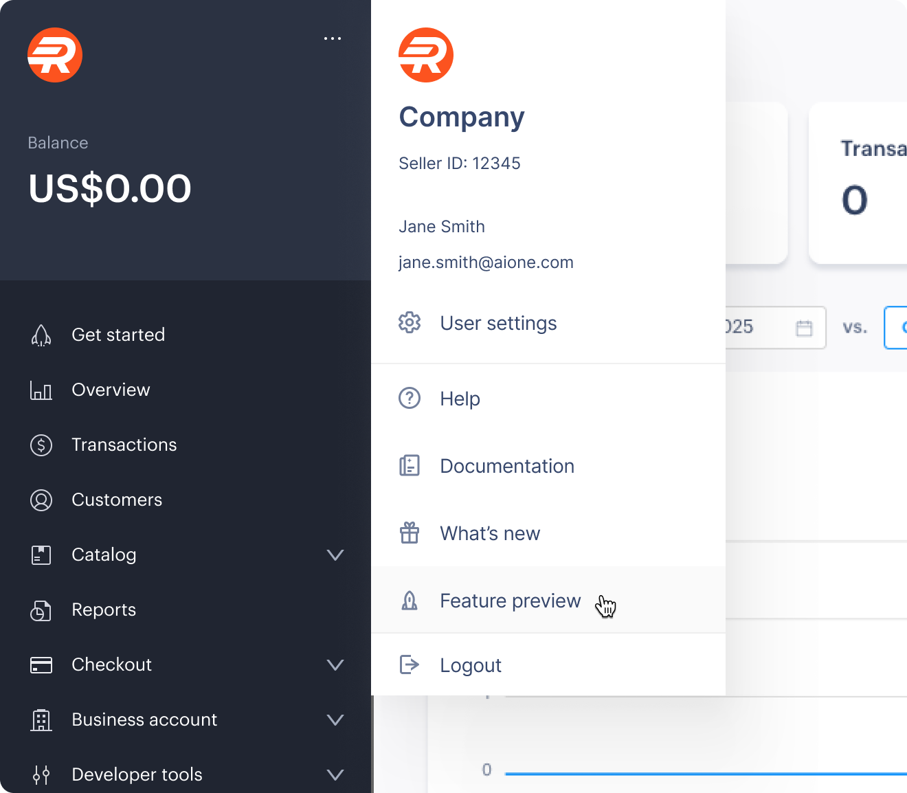 Paddle Billing 대시보드 — 최신 UI 리디자인