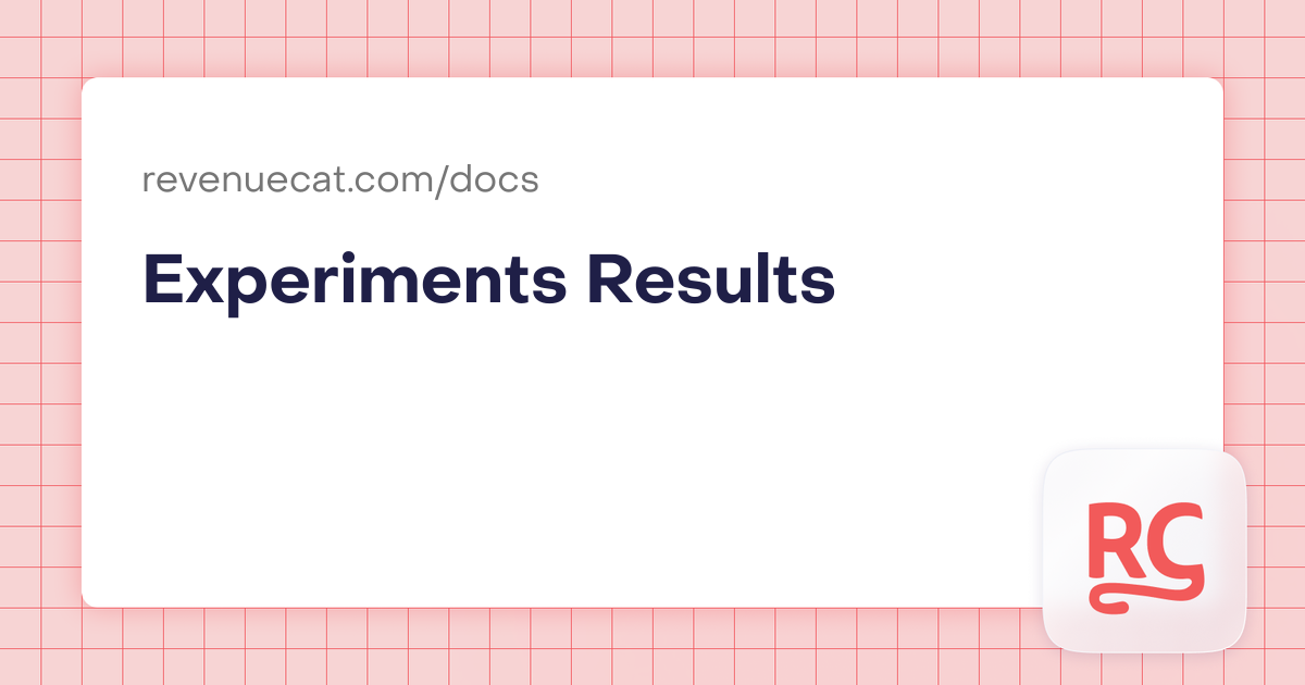 RevenueCat Experiments A/B 테스트 결과