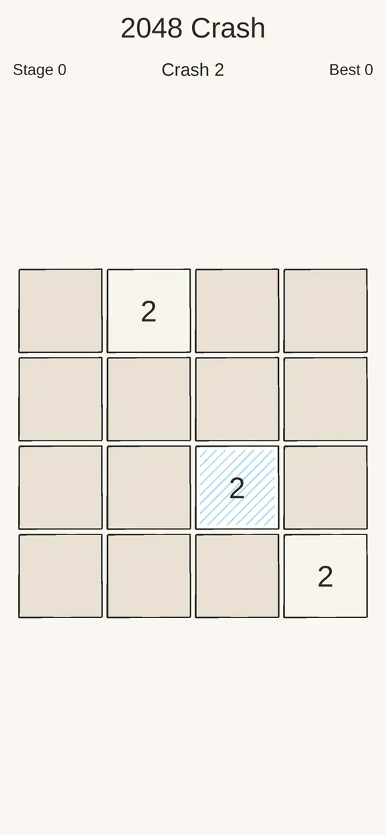 2048 Crash App Store 공개 화면 1