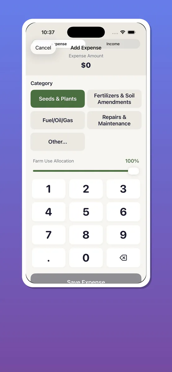 AgriLedger: Farm Tax Receipts App Store 공개 화면 3