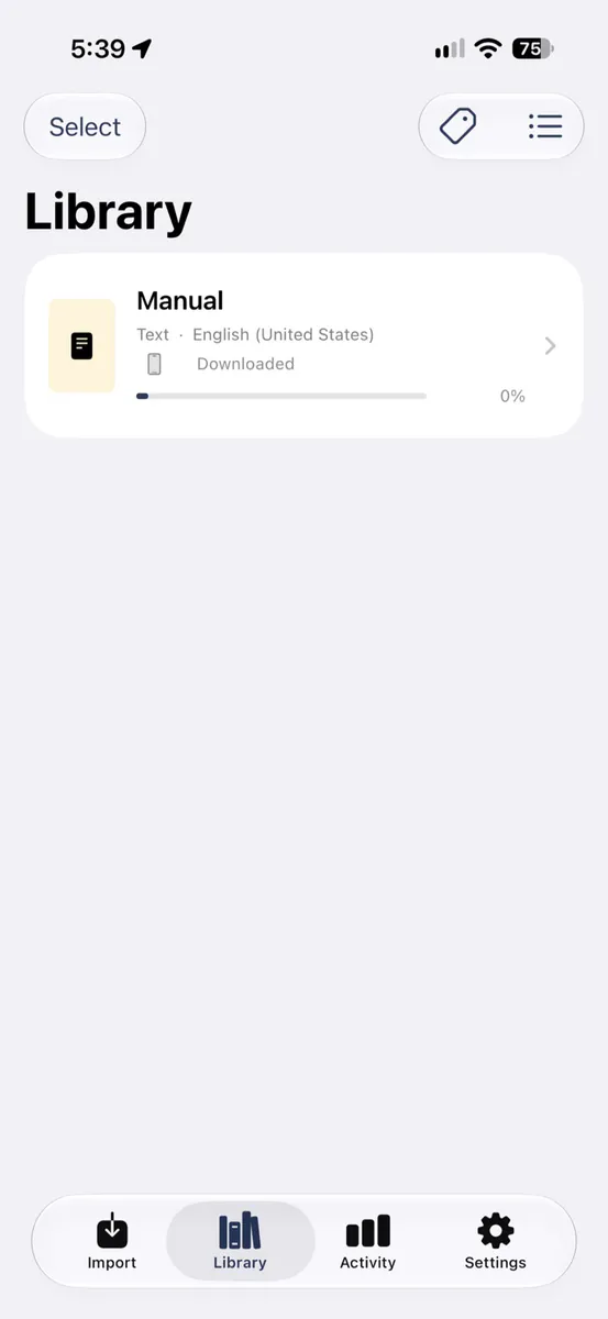 Aloud App Store 공개 화면 5