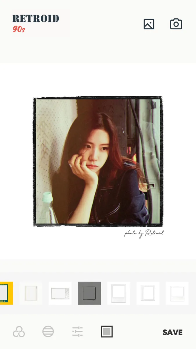 Retroid 90s - 레트로 사진 편집기 App Store 공개 화면 5