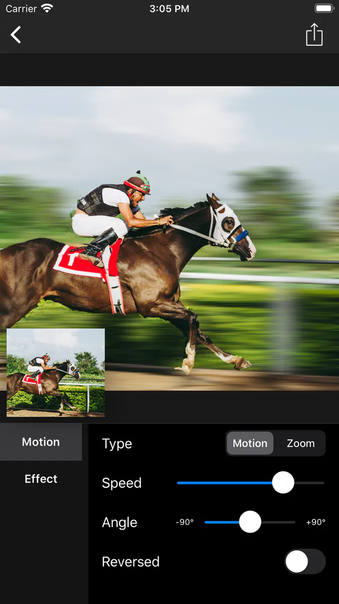 Motion Blur : 모션 블러 - 패닝 사진 App Store 공개 화면 5