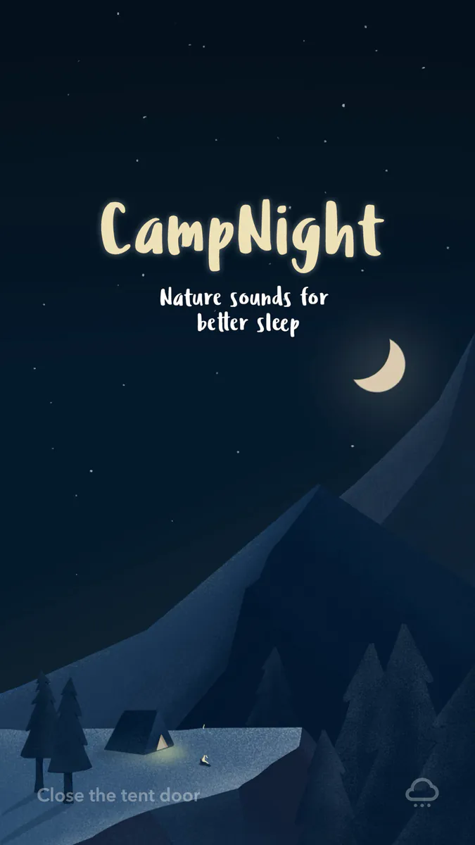 CampNight - 자연의 소리 수면 타이머 App Store 공개 화면 3
