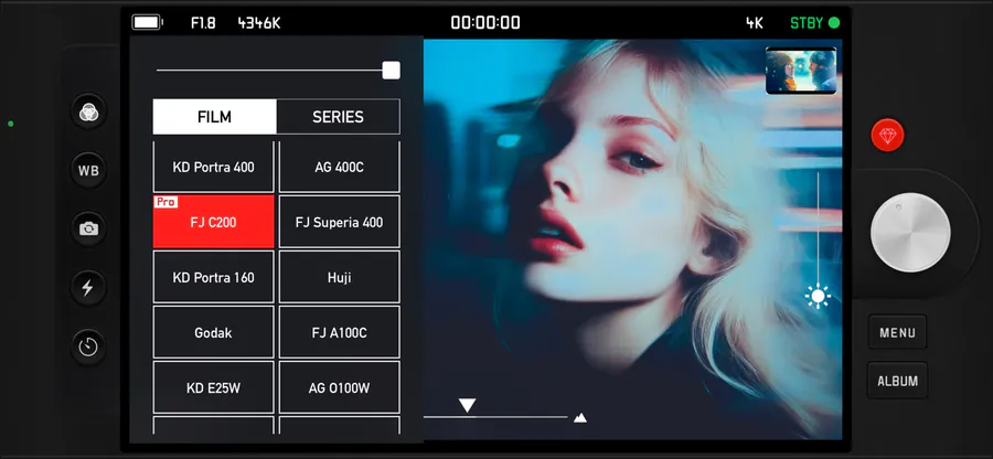 RECO - 4K 필름 캠코더 App Store 공개 화면 2