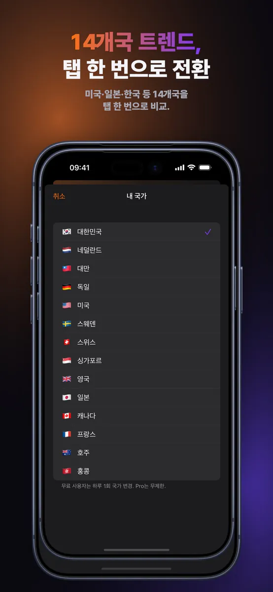 Sidefeed: 인기급상승 차트 App Store 공개 화면 4