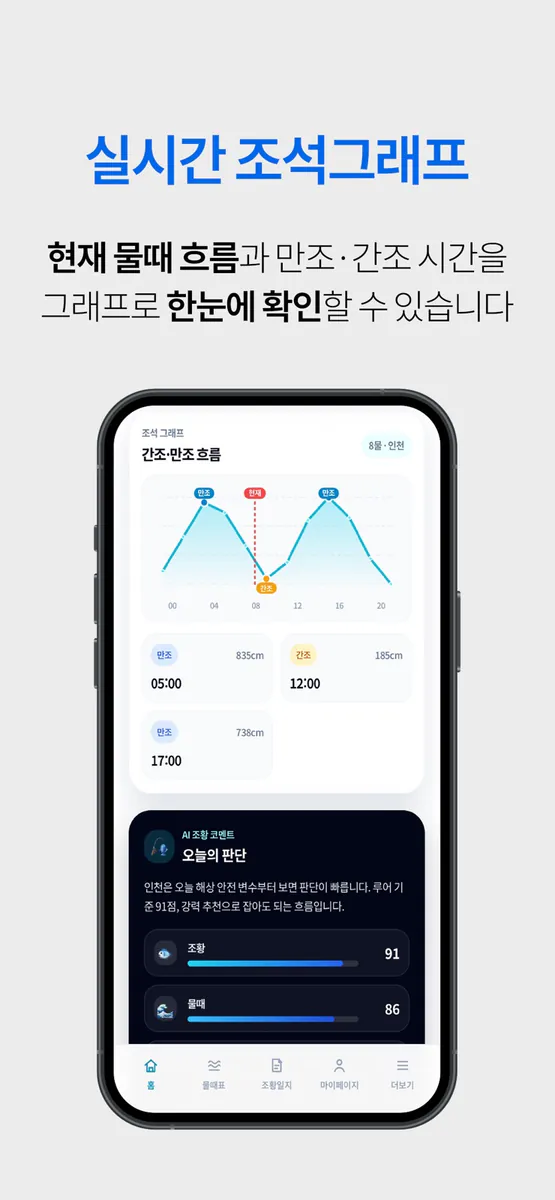 물때GO - AI 낚시 출조 예측 App Store 공개 화면 5