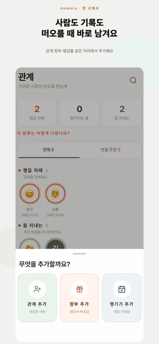 메모라 App Store 공개 화면 4