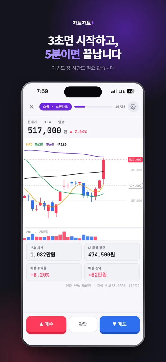차트차트 App Store 공개 화면 1