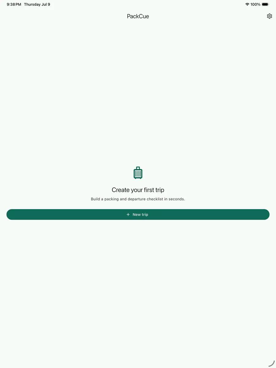 팩큐 여행 준비물 App Store 공개 화면 3