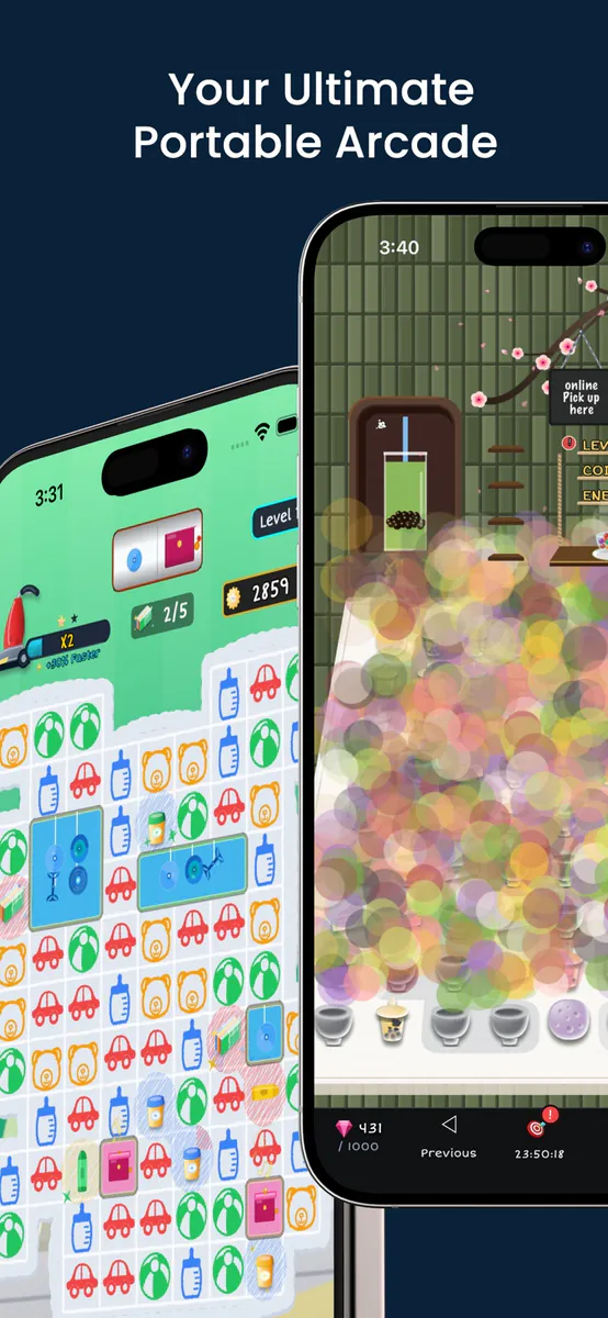 LumiBox: 무한 미니게임 App Store 공개 화면 1