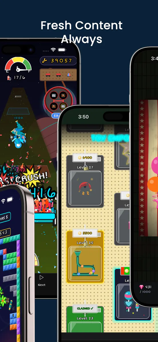 LumiBox: 무한 미니게임 App Store 공개 화면 3