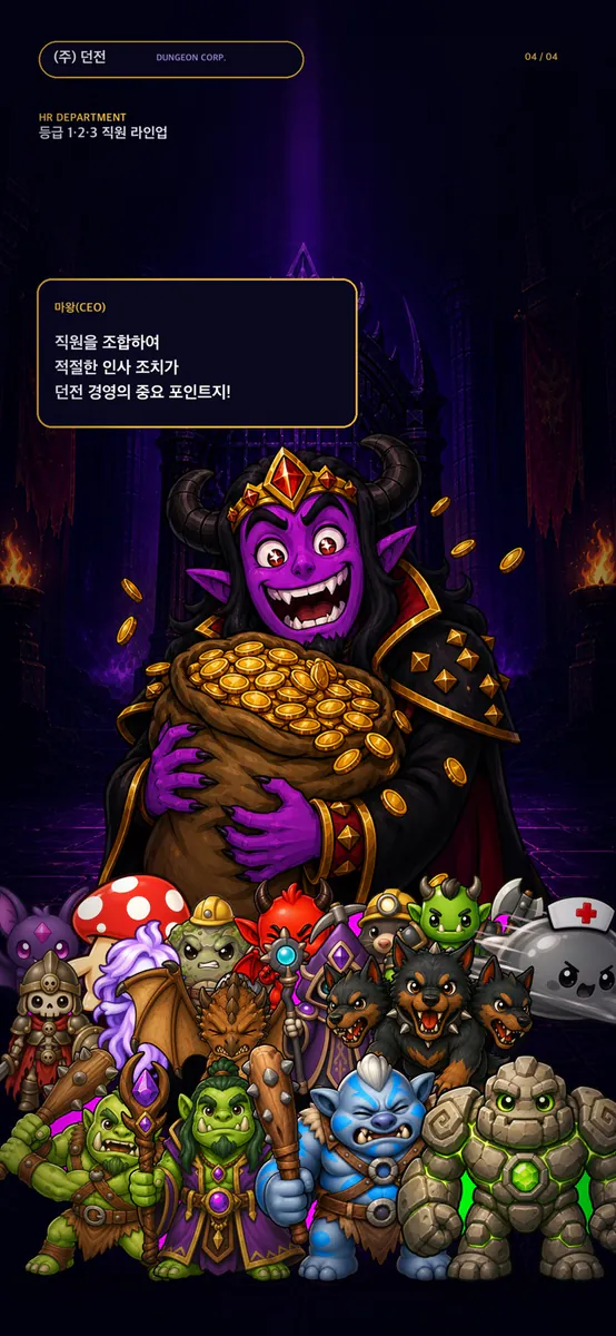 (주) 던전 App Store 공개 화면 4