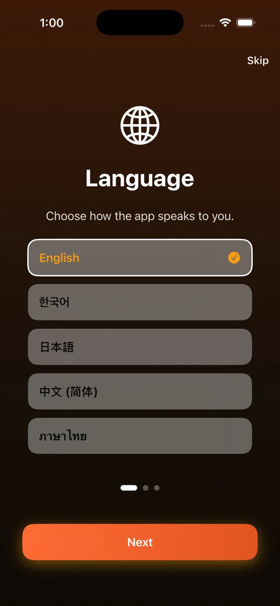 파타야고: 썽태우 및 여행 가이드 App Store 공개 화면 1