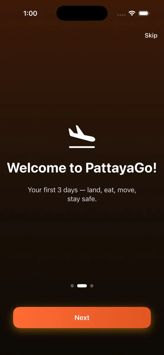 파타야고: 썽태우 및 여행 가이드 App Store 공개 화면 2