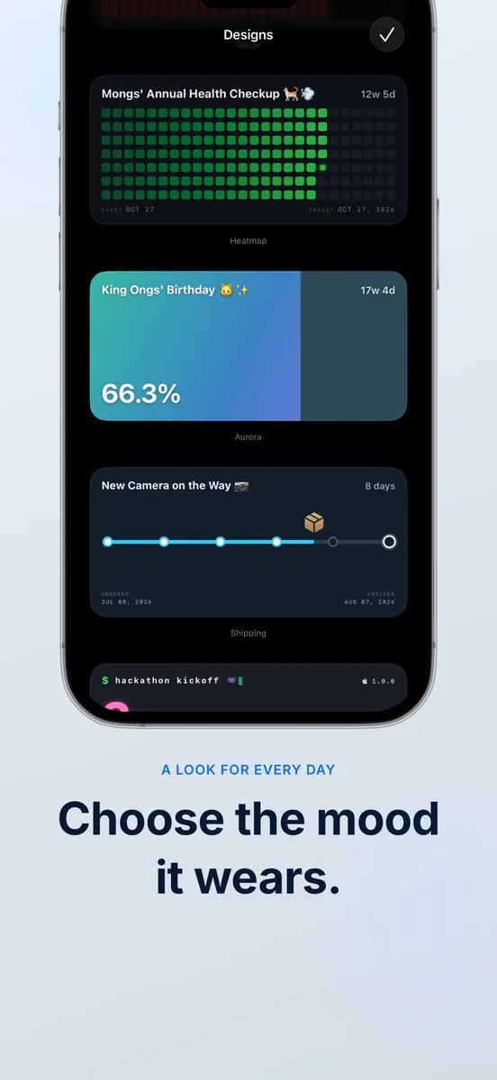 Dayseek - 디데이 카운트다운 위젯 App Store 공개 화면 3