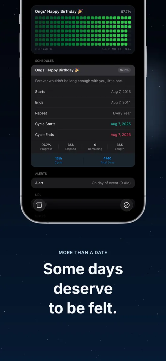 Dayseek - 디데이 카운트다운 위젯 App Store 공개 화면 5
