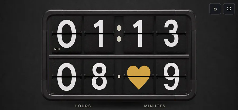 Czar Clock: 플립시계 스플릿플랩 App Store 공개 화면 2