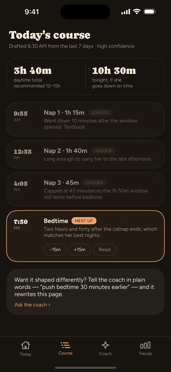 Baby Lodestar: Sleep Schedule App Store 공개 화면 2