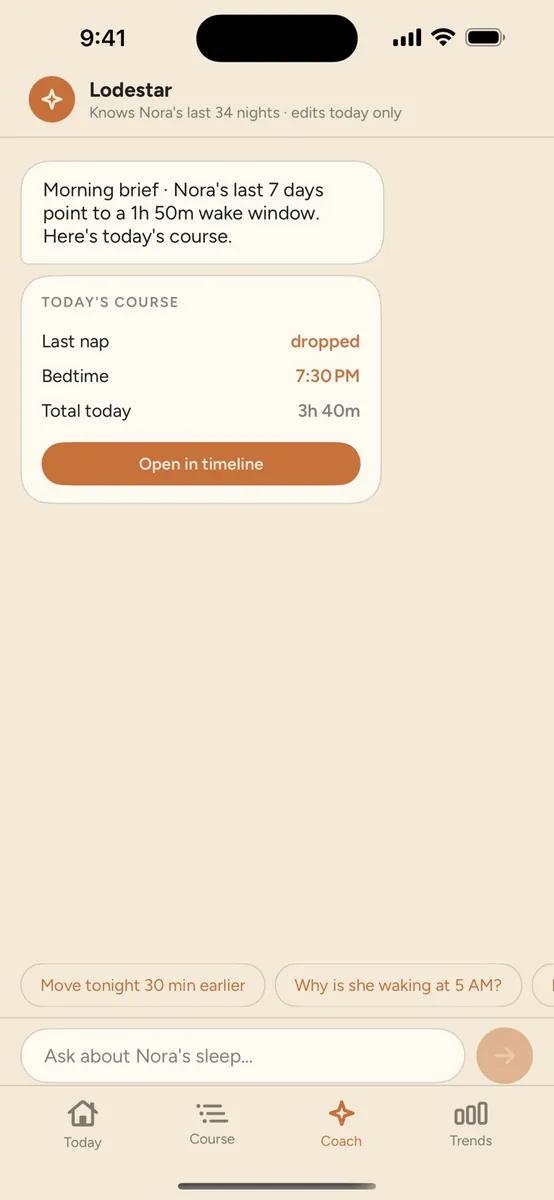Baby Lodestar: Sleep Schedule App Store 공개 화면 3