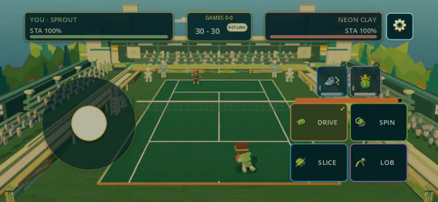 Court Rush Tennis App Store 공개 화면 1