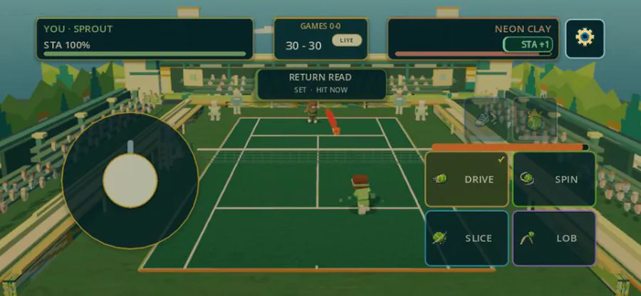 Court Rush Tennis App Store 공개 화면 2
