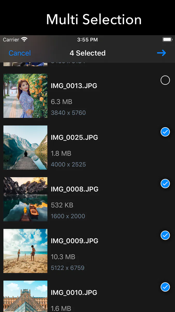 EXIF Tool - 메타데이타 툴 App Store 공개 화면 5