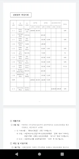 간편장부 간장 - 국세청이 고시한 장부 적용 Google Play 공개 화면 2