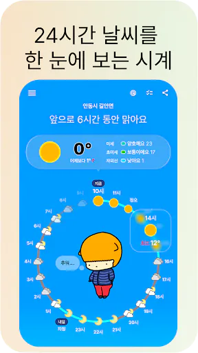 너의날씨: 섬세하고 정교한 일기예보, 미세먼지, 레이더 Google Play 공개 화면 3
