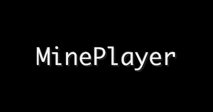 MinePlayer 공식 홈페이지 대표 이미지